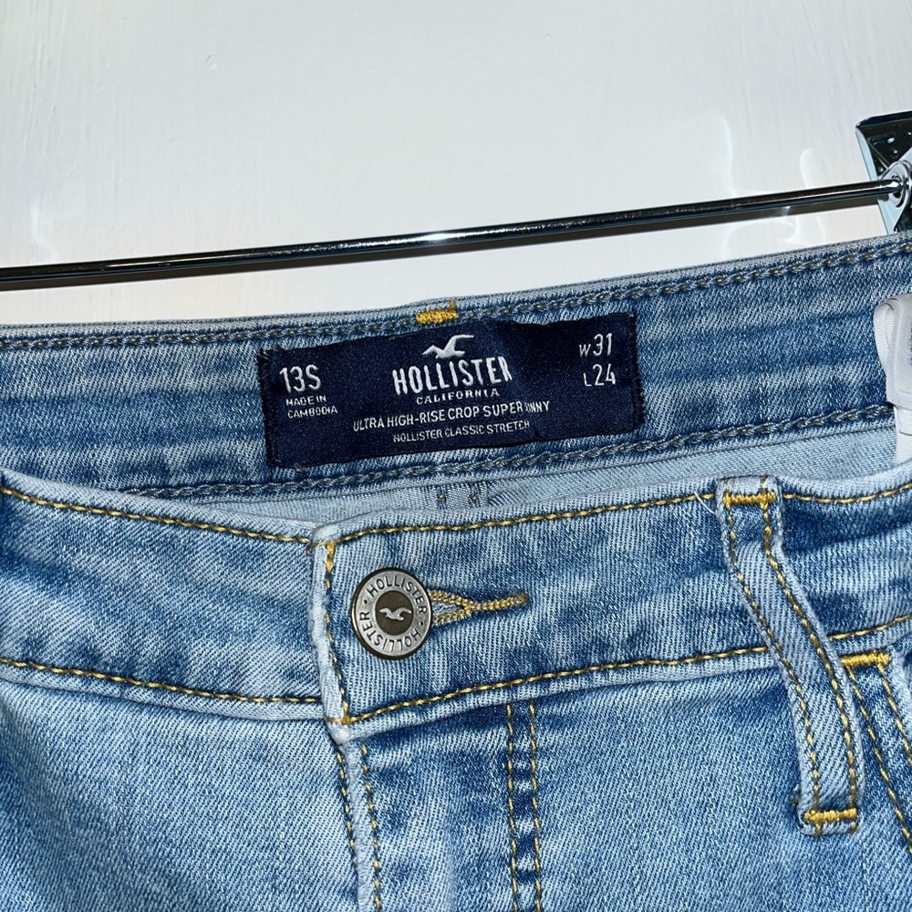 Hollister ripped jeans